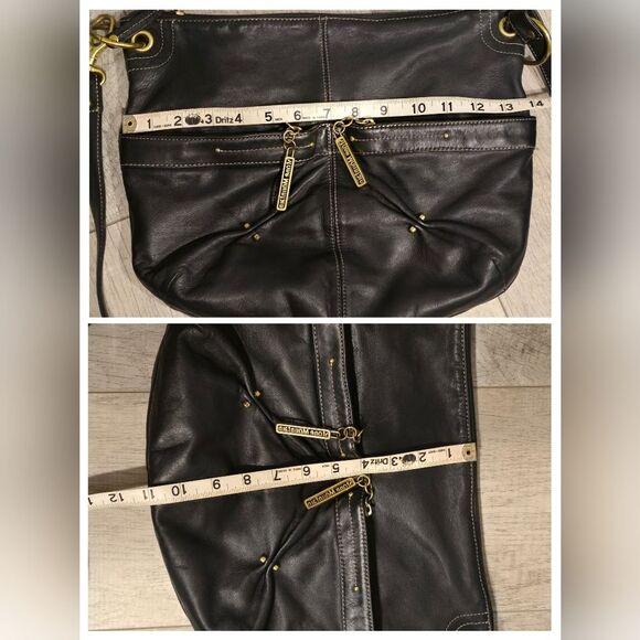 STONE MOUNTAIN BLACK LEATHER CROSSBODY BAG - Picture 4 of 9